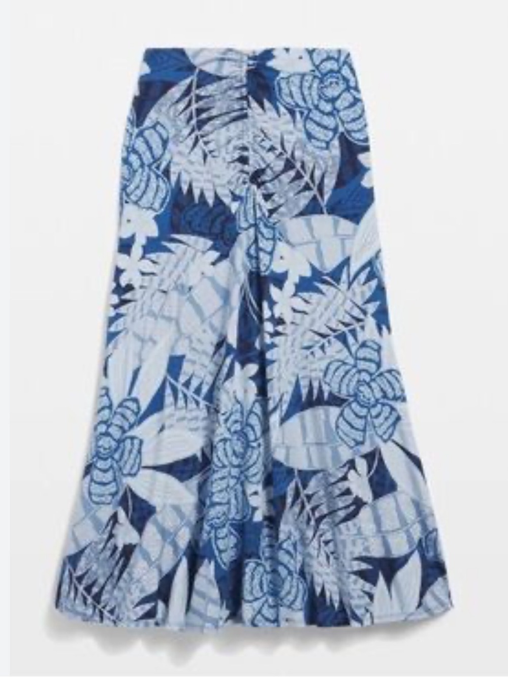 WHBM maxi bliss endles blue floral skirt size S nwt